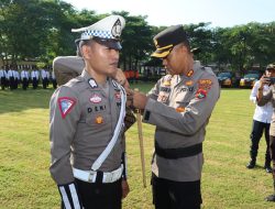 Kapolres Lombok Utara Pimpin Apel Gelar Pasukan Ketupat Rinjani 2023