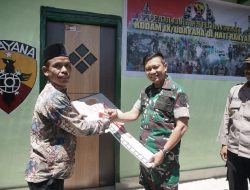 Danrem 162/WB Serahkan Kunci Rumah Selesai Renovasi RTLH Praja raksaka Peduli Rakyat