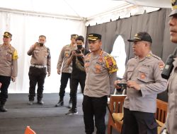 Kapolresta Mataram Dampingi Tim Mabes Polri Cek Pospam Lebaran 2023