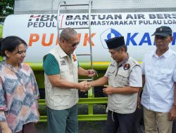 HBK Sumbang Tangki Baru Air Bersih Di Lotim Dan Loteng