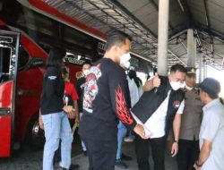 Sopir Bus dan Seorang  pemudik  di Amankan  Polisi