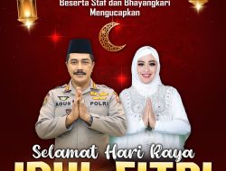 Kabareskrim Polri Komjen Agus Andrianto Mengucapkan Selamat Hari Raya Idul Fitri 1444 H/2023 M
