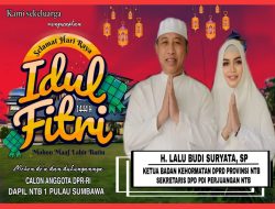 Ketua BK DPRD Provinsi NTB LBS Mengucapkan Selamat Hari Raya Idul Fitri 1444 H/2023 M