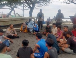 Kapolsek dan Lurah  Ampenan  Koordinasi Bersama Remaja