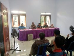 Kapolsek Narmada Rapat Koordinasi Pengamanan Lebaran Ketupat