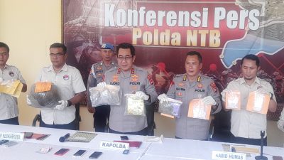 1,6 Kg Sabu dan 9,8 Ganja Berhasil Digagalkan Polisi