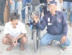 Tim Opsnal Sat Reskrim Polres Bina Kota Tangkap 2 Orang Begal