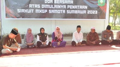Jelang MXGP, Pemda Sumbawa Gelar Do’a Bersama