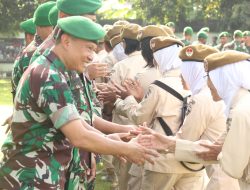 Masih Suasana Lebaran Korem 162/Wira Bhakti Gelar Apel Khusus Dan Halal Bihalal