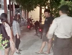 Tingkatkan Kamtibmas Personil Polsek Sandubaya Patroli Blue Light