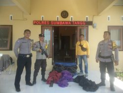 Polsek Sumbawa Bubarkan Pemain Judi Sabung Ayam
