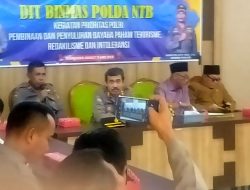 Wadir Binmas Polda NTB Berikan Sosialisasi Paham Terorisme dan Radikalisme