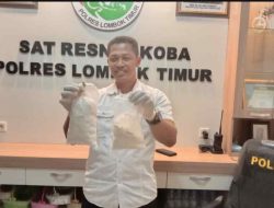 Resnarkoba Polres Lotim Amankan 1 Kilo lebih Narkotika Jenis Cocaine