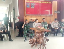 Mempererat Sinergitas TNI Polri, Kapolres KSB  Sambangi Kodim 1628/SB