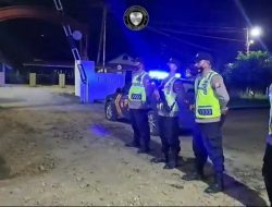 Polsek Seteluk KSB Gelar Patroli Dialogis Tingkatkan Kantibmas