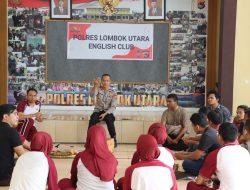 Bag SDM Polres Lombok Utara Launching English Club