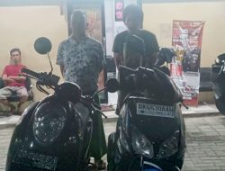 Tim Puma polresta Mataram Tangkap 2 Pelaku Curanmor