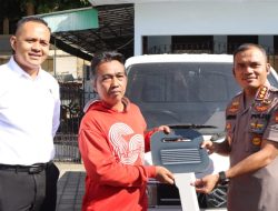 Kapolresta Mataram Kembalikan BB Hasil Pengungkapan Kejahatan