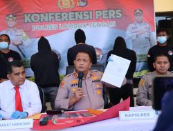 Polres Lombok Tengah Ungkap Kasus Kejahatan Narkotika