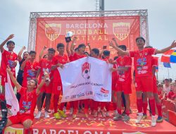 ISA Lombok FC Raih Trofi Juara Barcelona Football Festival 2023