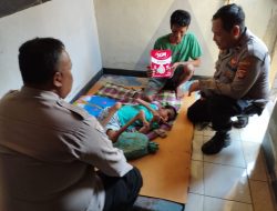 Polsek Selaparang Lakukan Bakti Sosial Kepada Penderita Disabilitas