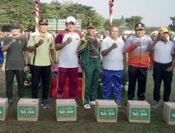 Peringati Hari Bhayangkara ke-77, Jajaran TNI-POLRI dan PEMDA NTB Gelar Olah Raga Bersama