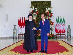 Presiden Jokowi Sambut Kunjungan Kenegaraan Presiden Iran di Istana Bogor