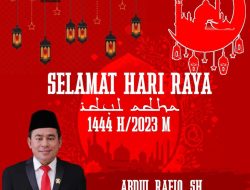 Ketua DPRD Sumbawa Mengucapkan Selamat Hari Raya Idul Adha 1444 H/2023 M