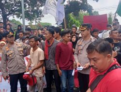 Kabag Ops Polresta Mataram  pimpin Pengamanan Unras