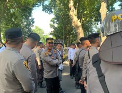 Kapolresta Pimpin Pengamanan Umran di Depan Polda NTB