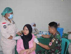 Korem 162/WB Laksanakan Vaksinasi Gotong Royong Sekaligus Serap Percepatan Vaksinasi