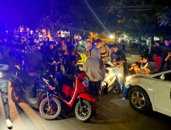 Polisi  Amankan Puluhan Motor Saat Patroli KRYD