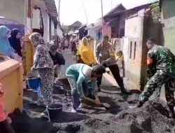 BKTM dan Babinsa Bersinergi Bersama Masyrakat BerGotong Royong