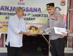 Kapolresta Mataram Lakukan Anjangsana Kepada Purnawirawan Polri
