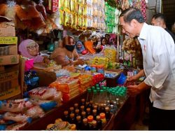 Jelang Hari Idul Adha, Presiden Tinjau Sejumlah Pasar di Bogor