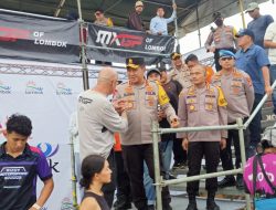 Kapolresta Dampingi Kapolda NTB Saksikan Rice MXGP