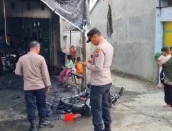 Pemilik Bengkel Terbakar Saat Service Motor Di Batubara