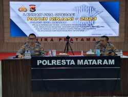 Wakapolresta Pimpin Lat Pra Ops Patuh Rinjani 2023