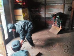 Kodim 1607/Sumbawa Sigap Bantu Warga Korban Banjir