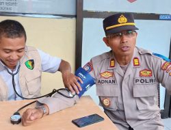 Dokkes Polresta Mataram Cek Kesehatan Personel Dukung Ops Rinjani 2023