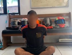 Sat Rekrim Polresta Mataram Tangkap Maling Helm