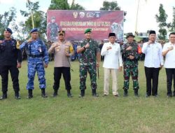 Danrem 162/WB Hadiri Pembukaan TMMD Ke 117, Dilanjutkan Makan Siang (Rowah) Bersama Warga