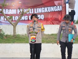 Kapolresta Mataram Pimpin Gotong Royong di Taman Loang Baloq