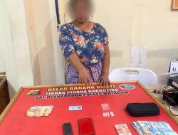 Seorang IRT di Tangkap polisi Lantaran Jual Shabu_Shabu