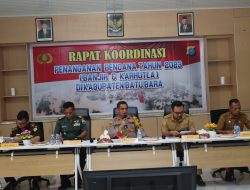 Polres Batubara Dan Pemkab Batubara Lakukan Rapat Koordinasi
