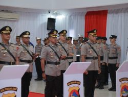 Polda NTB Gelar Sertijab Irwasda Dan 3 Kapolres Jajaranya