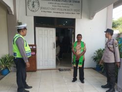 Polsek Maluk Lakukan Pengamanan Saat Ibadah Umat Nasrani