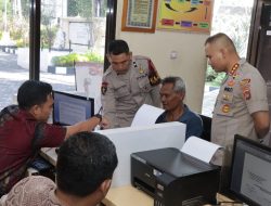Kapolresta Lakukan Pengecekan Pelayanan sesuai Dengan SOP