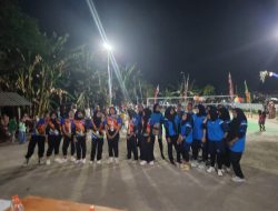 BKTM Desa Banjar Berikan Pengamanan Open Turnamen Volly