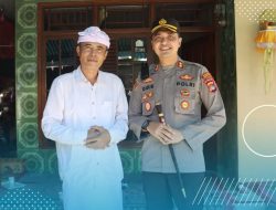 Kapolres Lombok Utara Silaturahmi ke Tokoh Umat Hindu